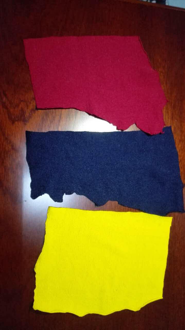 Høy elastisk godt vannabsorpsjon og myk hånd følelsen Polyester mønstret garn